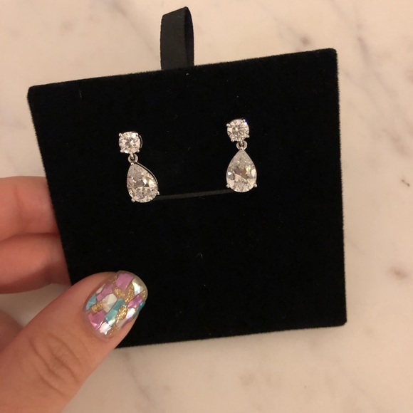Nadri Jewelry - Nadri Cubic Zirconia Update Teardrop Earrings Nadri Jewelry - Nadri Cubic Zirconia Update Teardrop Earrings